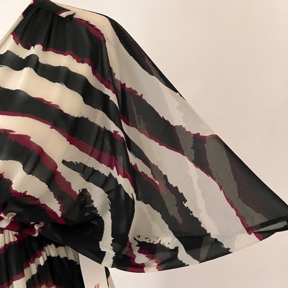 NEW H&M TRANSPARENT ZEBRA PRINT MAXI - Picture 7 of 14